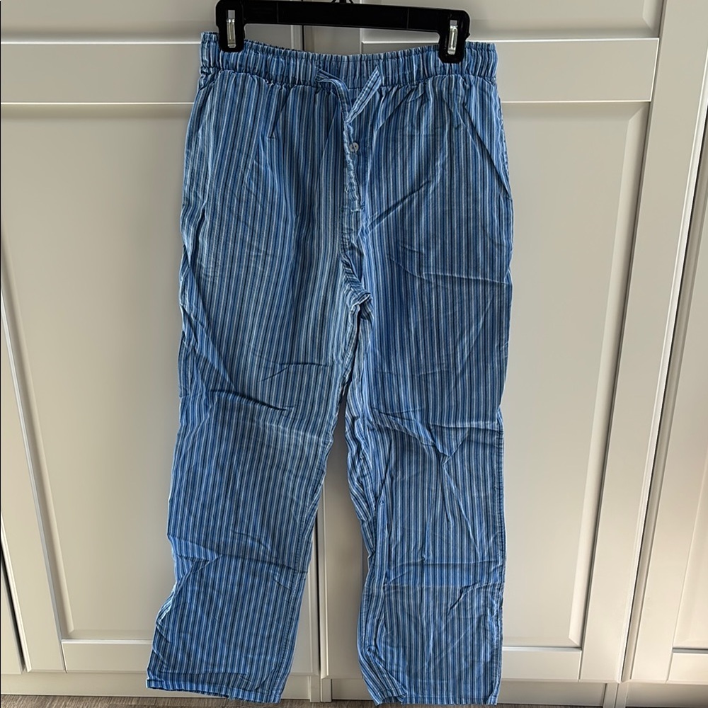 Blue Striped Men's Pants